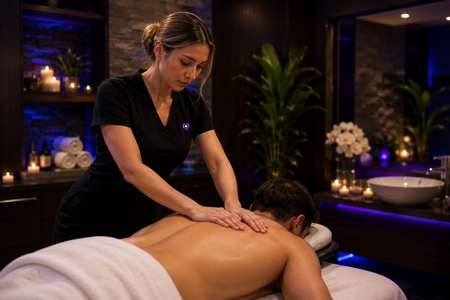 Therapist using TapLure